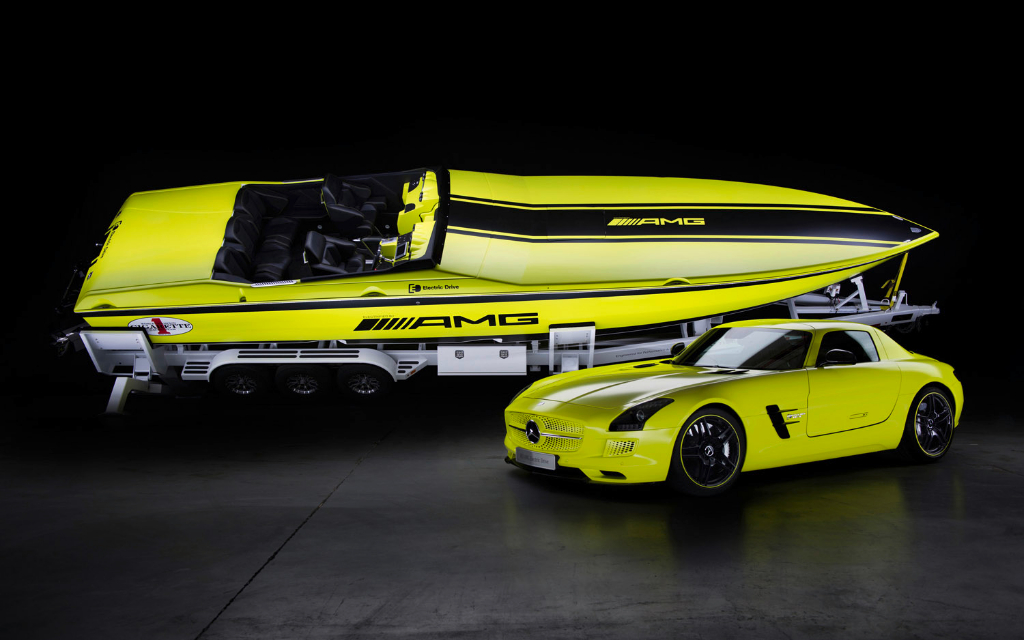 mercedes-benz-amg-cigarette-boat-and-sls-e-cell