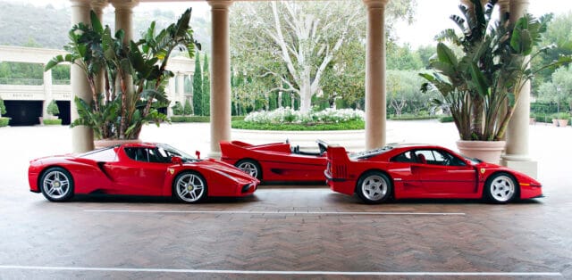 Ti nejlepší maranellští teplokrevníci najednou: F40, F50, Enzo a LaFerrari – video