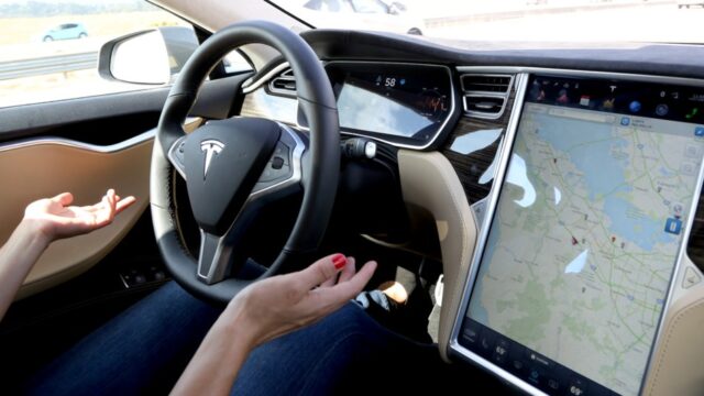 Tesla Model S autopilot Tesla Model S autopilot