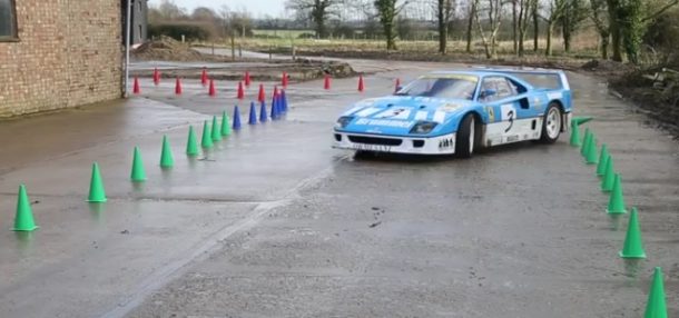 TaxTheRich100 je opět na scéně aneb „Farmkhana“ s Ferrari F40 GT – video