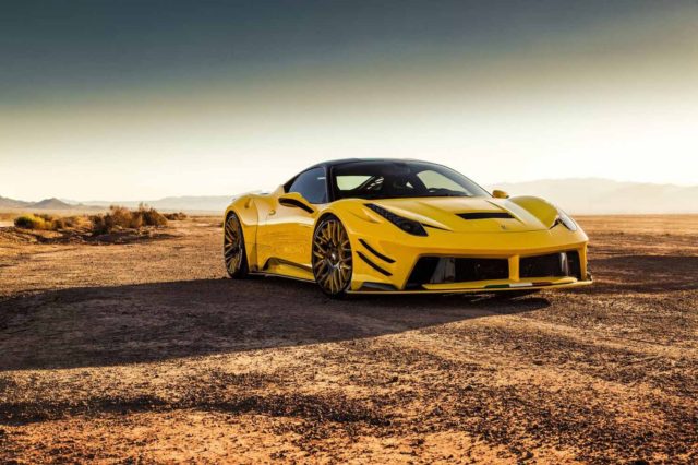 ferrari 458 yellow