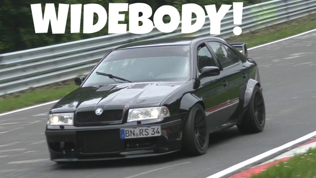 400koňová široká Škoda Octavia RS vyrazila na Nurburgring – foto + video