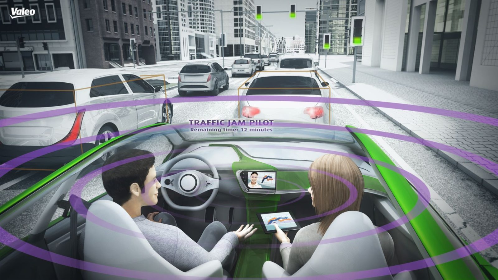 Valeo Intuitive Driving vision illustration