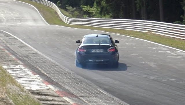BMW M2 CS Nurburgring spy video