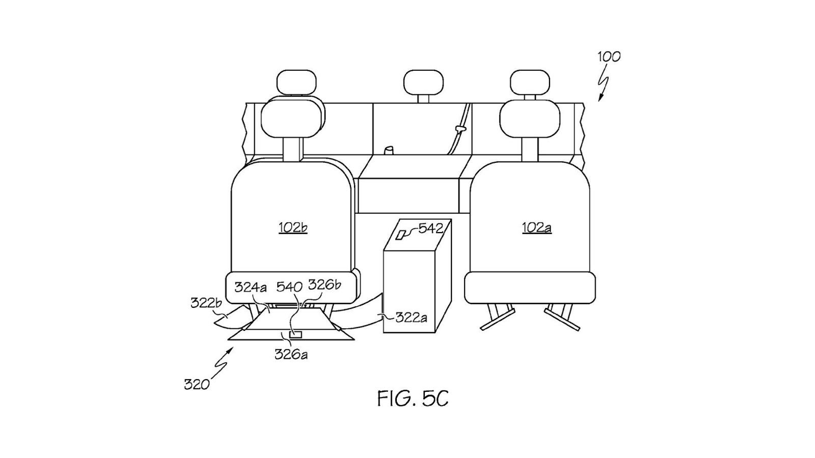 toyota_under_seat_capture_device_patent_fot__uspto