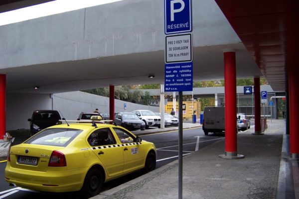 taxi protestní jízda