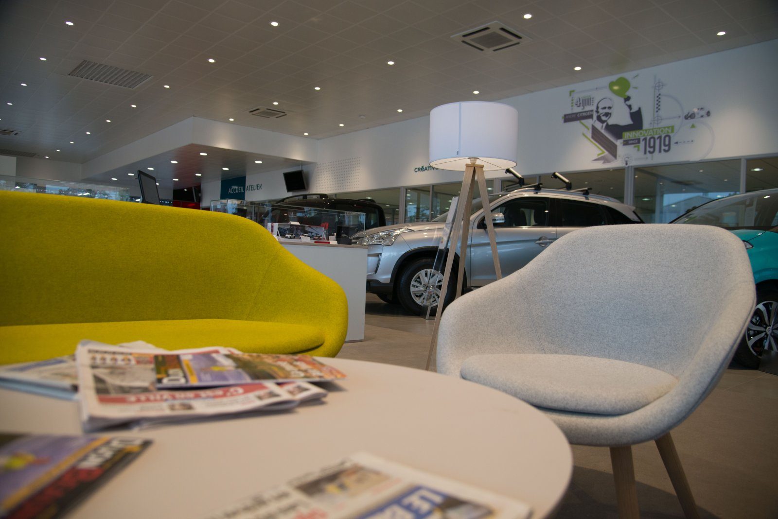 CITROEN SHOWROOM_FRANCE_Dijon_ZONE ATTENTE
