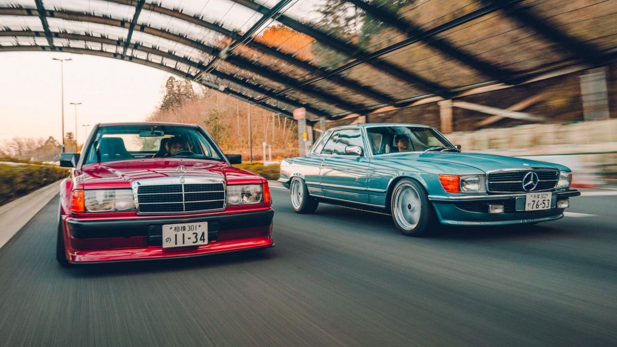 Mercedes-Benz-450-SLC-motor-Toyota-Supra- (2)