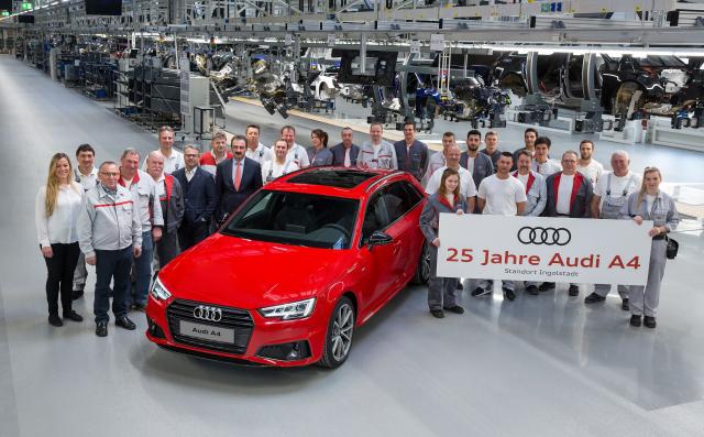 Silver jubilee: Audi A4 celebrates its 25th birthday Silver jubilee: Audi A4 celebrates its 25th birthday