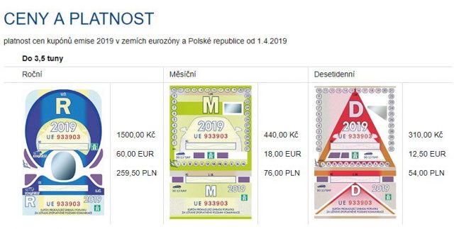 dalnicni znamky