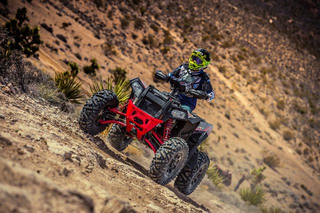 Polaris Sportsman and Scramber Unveil Las Vegas 2019 Polaris Sportman and Scrambler Unveil; Mojave Desert; Las Vegas, Nevada; March 1, 2019; Photo: Tyler Tate/T Squared Sports Media