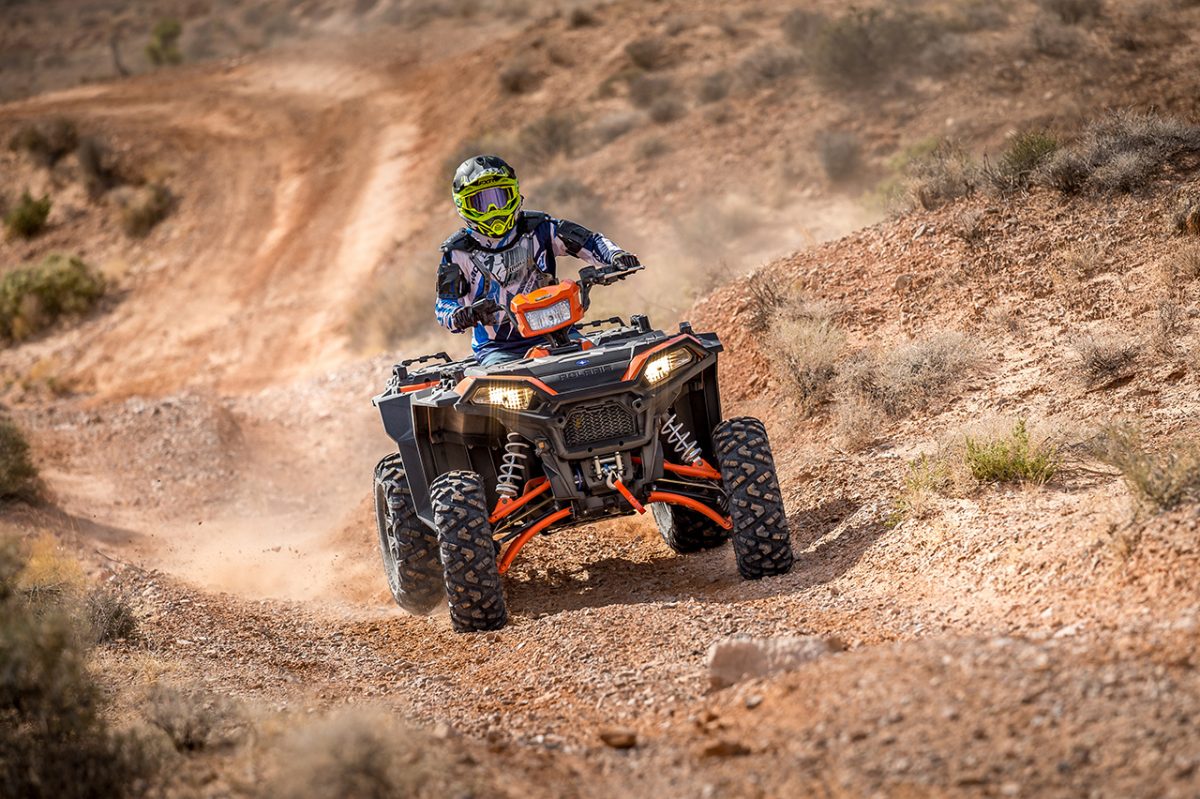 Polaris Sportman and Scrambler Unveil; Mojave Desert; Las Vegas, Nevada; March 1, 2019; Photo: Tyler Tate/T Squared Sports Media