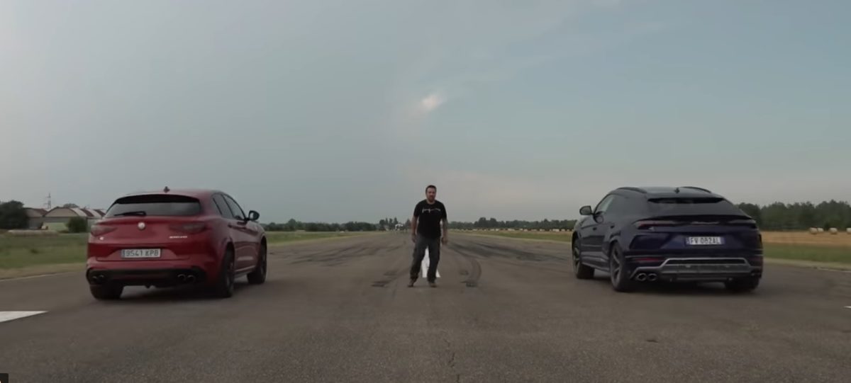 zavod-sprint-Lamborghini-Urus-a-Alfa-Romeo-Stelvio-QV-video