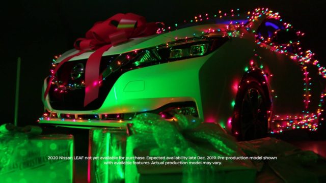 Nissan nahrál vánoční koledu za pomoci bezpečnostních zvuků modelu Leaf