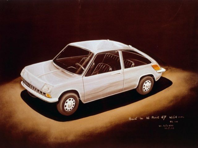 11-1967 - Etude design Renault 5