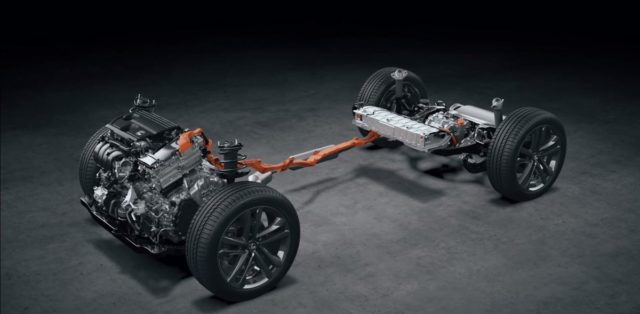 Lexus NX 350h (hybrid) - podvozková platforma