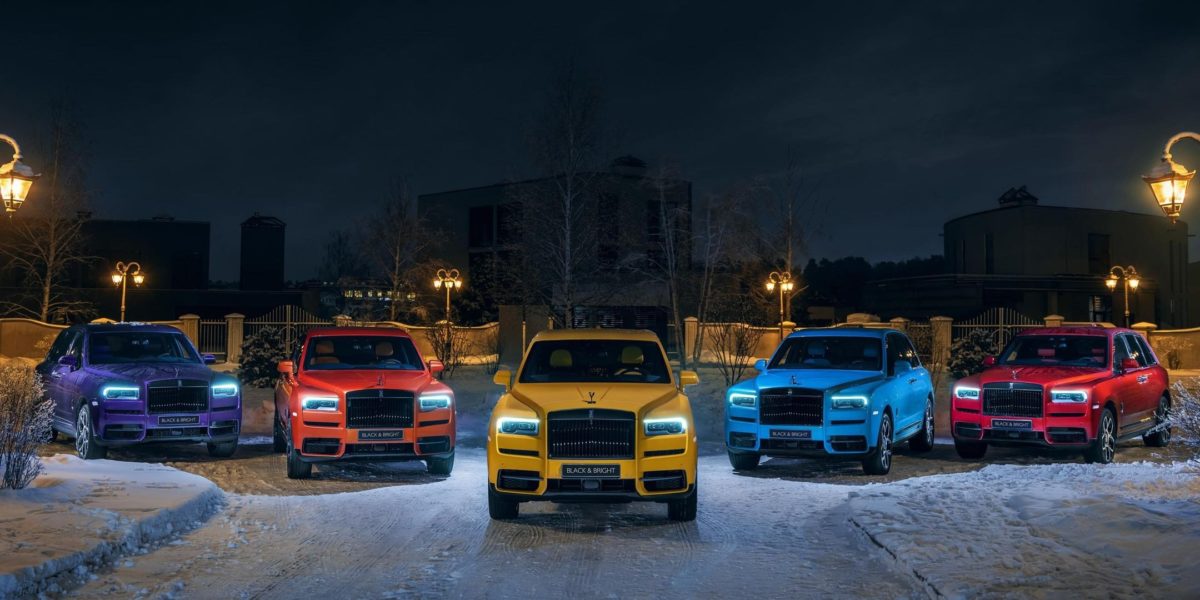 Rolls-Royce představil novou paletu laků určených jen pro model Cullinan. Výrazných barev se opravdu nebál
