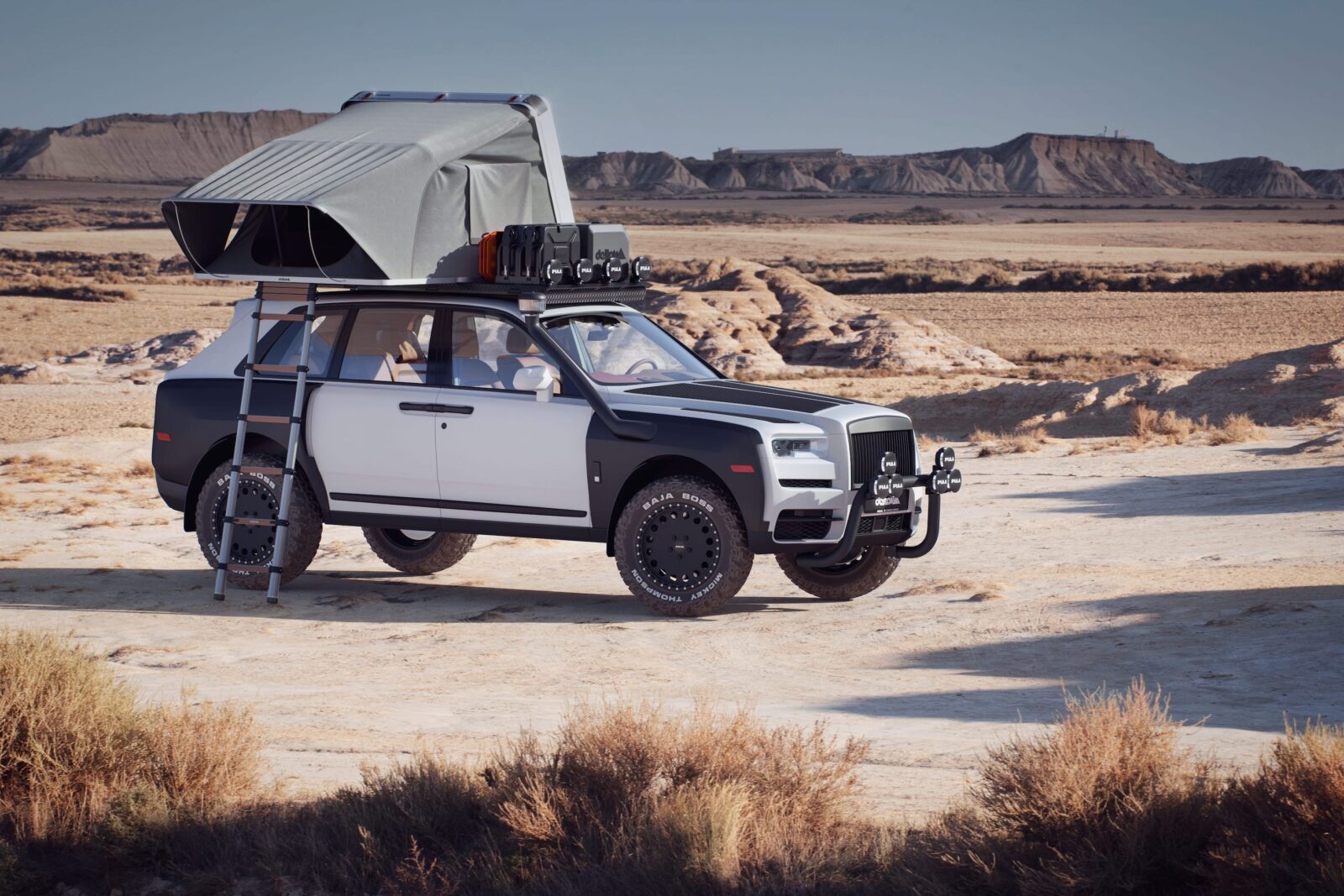 A pak že luxus nepatří do terénu. Delta 4×4 upravili Rolls-Royce Cullinan a výsledek rozhodně není jen na efekt