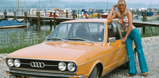 Audi 80 GL (1973) - historická propagační fotografie