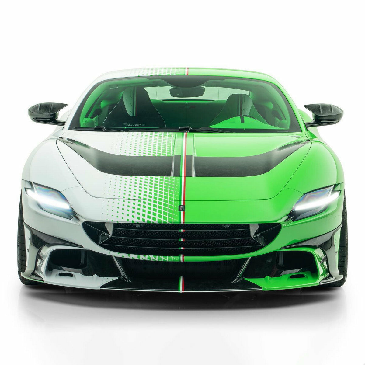 Mansory Tempesta Verde je upravené Ferrari Roma