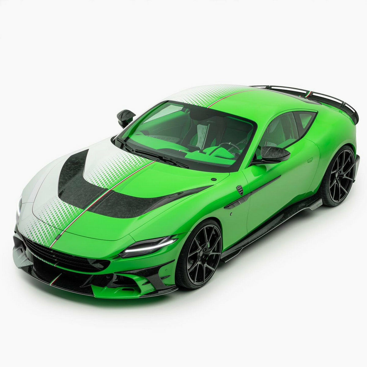 Mansory Tempesta Verde je upravené Ferrari Roma