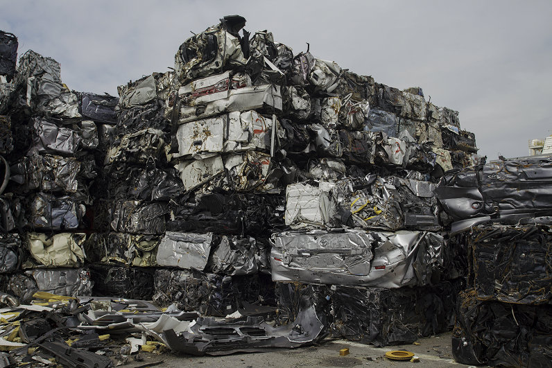 Továrna Toyota Metal na recyklaci