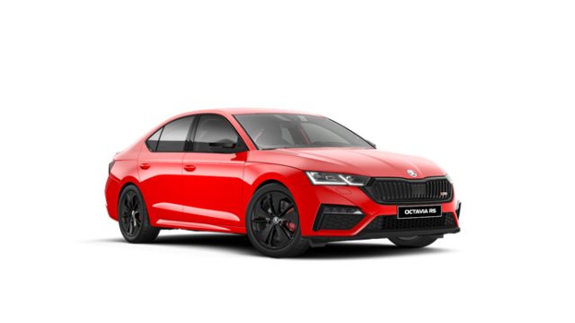 Škoda Octavia v barvě Červená Rallye
