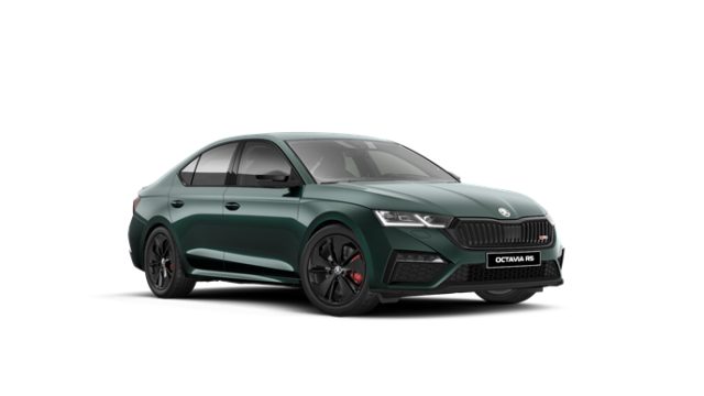 Škoda Octavia v barvě Zelená Highland