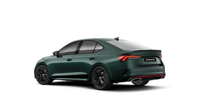 Škoda Octavia v barvě Zelená Highland
