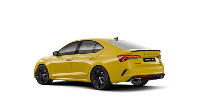 Škoda Octavia v barvě Žlutá Sprint