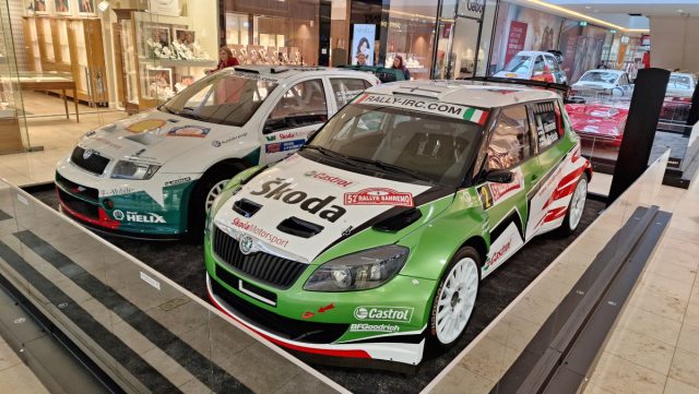 Výstava automobilů Škoda v pražském obchodním centru Arkády Pankrác