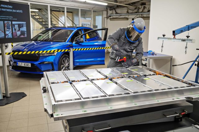 Servis elektromobilů Škoda