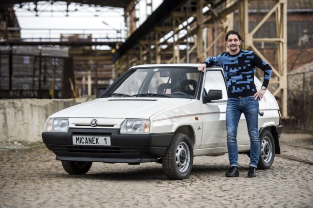 Jiří Mičánek ml. (36) a jeho Škoda Favorit