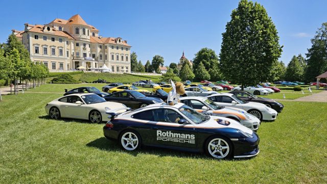 Sraz Porsche Clubu Praha - zámek Liblice - červen 2023