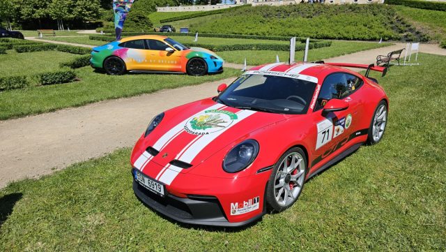 Sraz Porsche Clubu Praha - zámek Liblice - červen 2023