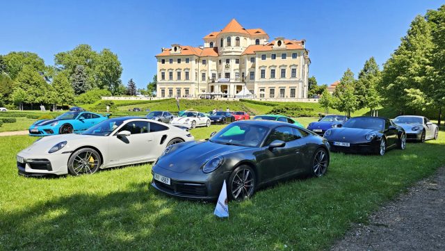 Sraz Porsche Clubu Praha - zámek Liblice - červen 2023
