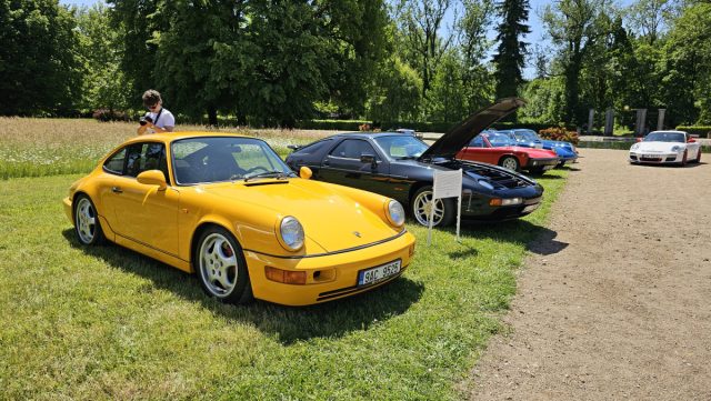 Sraz Porsche Clubu Praha - zámek Liblice - červen 2023
