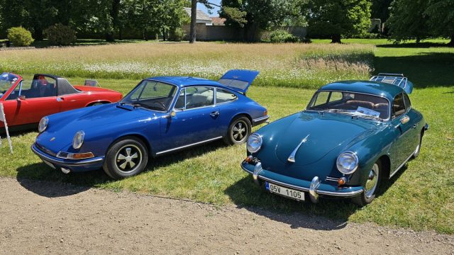Sraz Porsche Clubu Praha - zámek Liblice - červen 2023