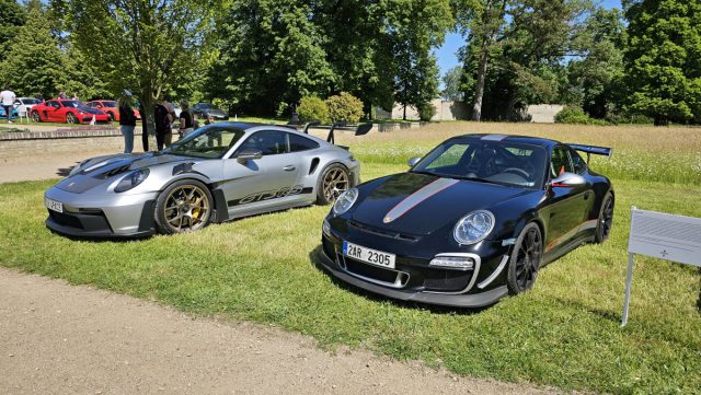 Sraz Porsche Clubu Praha - zámek Liblice - červen 2023