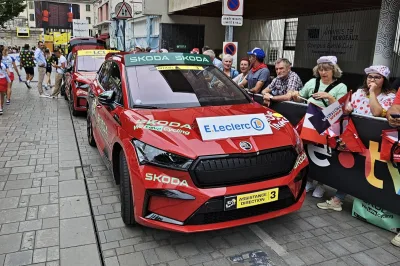 Škoda Enyaq iV | Red Car | ředitelské auto | Tour de France 2023
