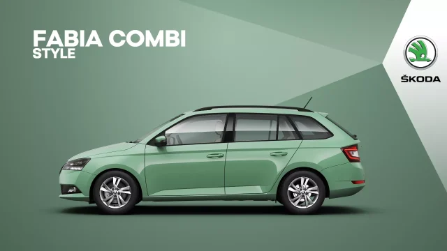 Zelená pistáciová Škoda Fabia Combi (5Y5Y - Zelená Fantasy)