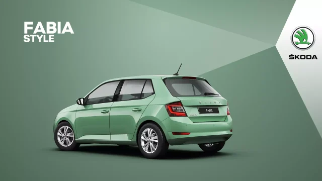 Zelená pistáciová Škoda Fabia (5Y5Y - Zelená Fantasy)