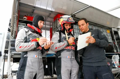 Audi Sport: Edouard Boulanger, Stéphane Peterhansel, Daniel Gratacós