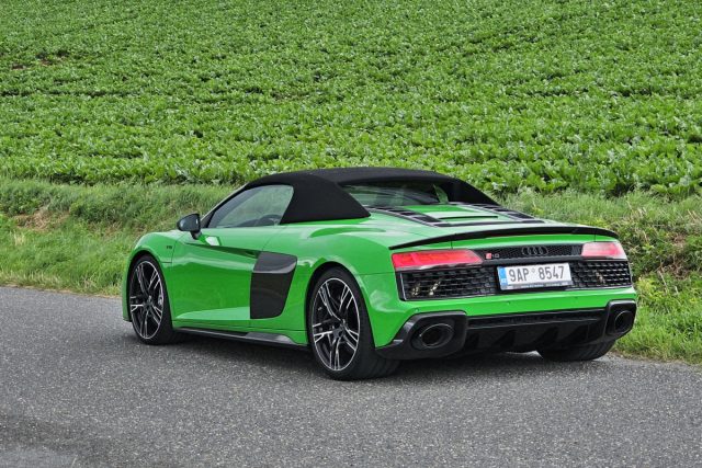 Test Audi R8 Spyder V10 performance quattro (2023)