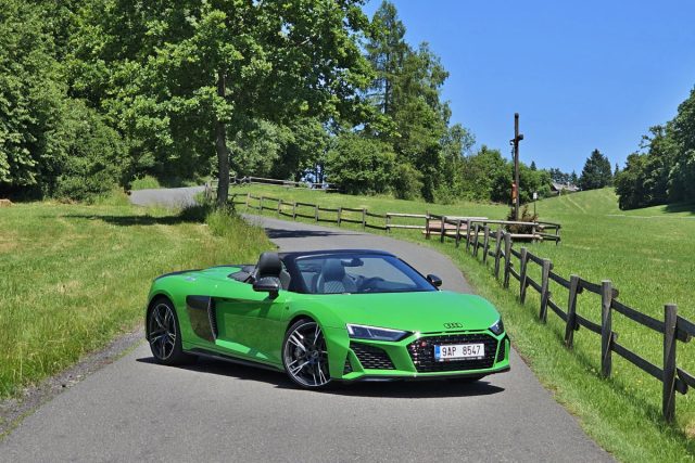 Test Audi R8 Spyder V10 performance quattro (2023)