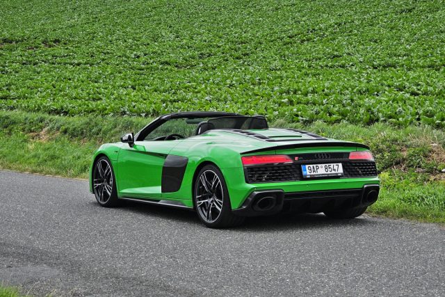 Test Audi R8 Spyder V10 performance quattro (2023)