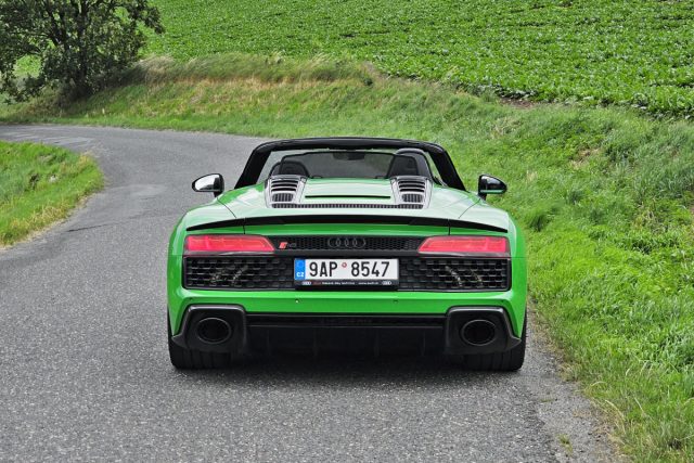 Test Audi R8 Spyder V10 performance quattro (2023)