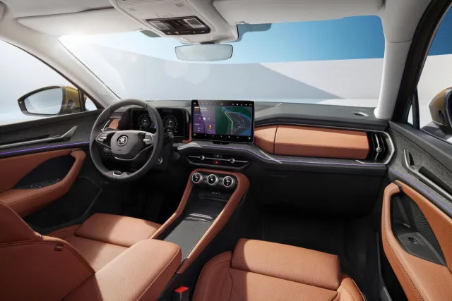 Interiér nové generace Škody Kodiaq