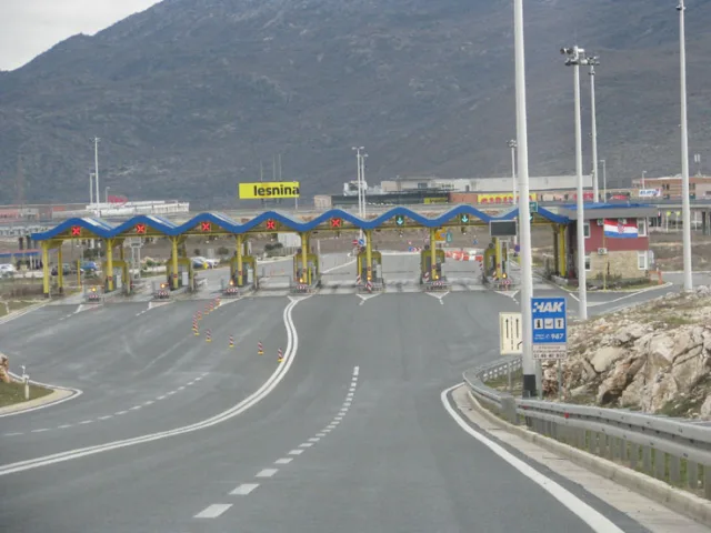 Chorvatsko - dálnice - mýto