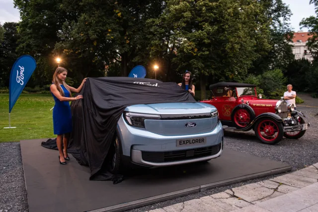 Předpremiéra nového elektromobilu Ford Explorer v rámci oslav 30letého výročí Fordu v ČR